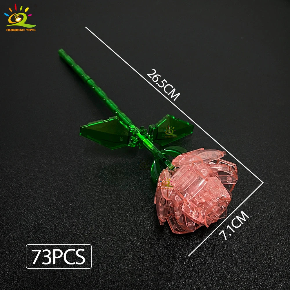 PENDRA Rose Eternal Floral Building Set