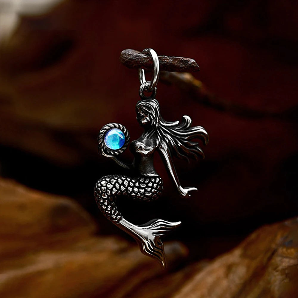PENDRA Mermaiden Punk Mermaid Pendant Necklace