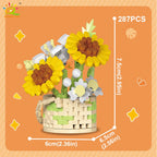 PENDRA Pot Rose Micro Building Set