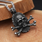 PENDRA Crossbones Skull Pendant