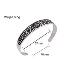 PENDRA Valknut Viking Stainless Steel Bracelet