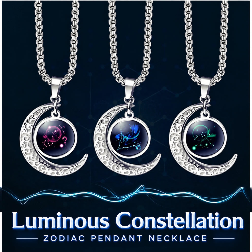 PENDRA Zodiacglow Luminous Twelve Constellations Pendant Necklace