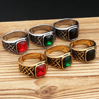 PENDRA Valknot Nordic Viking Knot Rune Ring