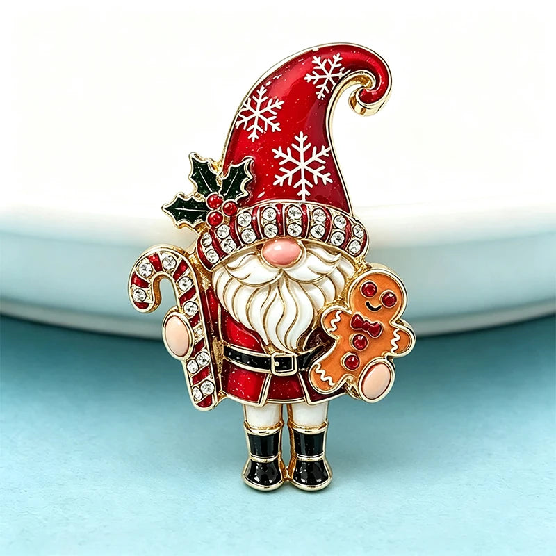 PENDRA Santa Claus Brooch
