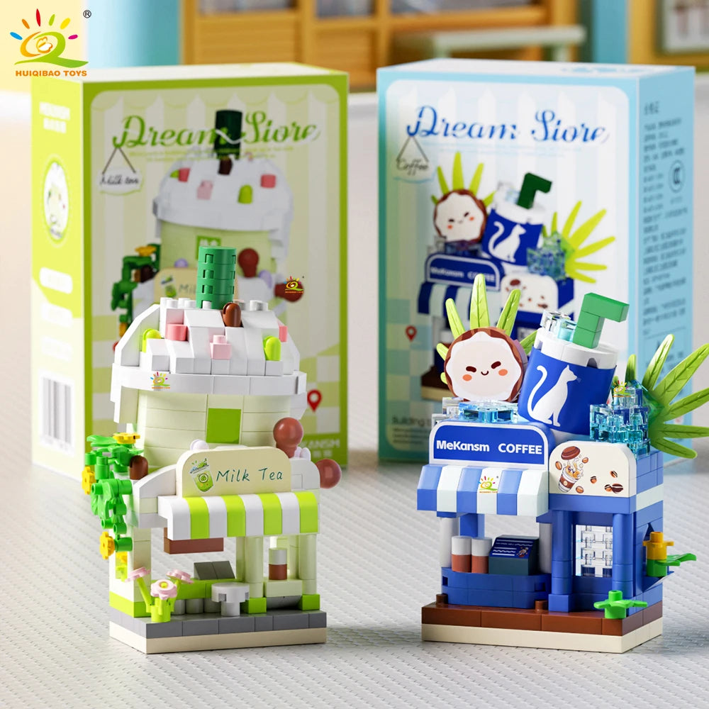 PENDRA Cute Shop Micro Building Set