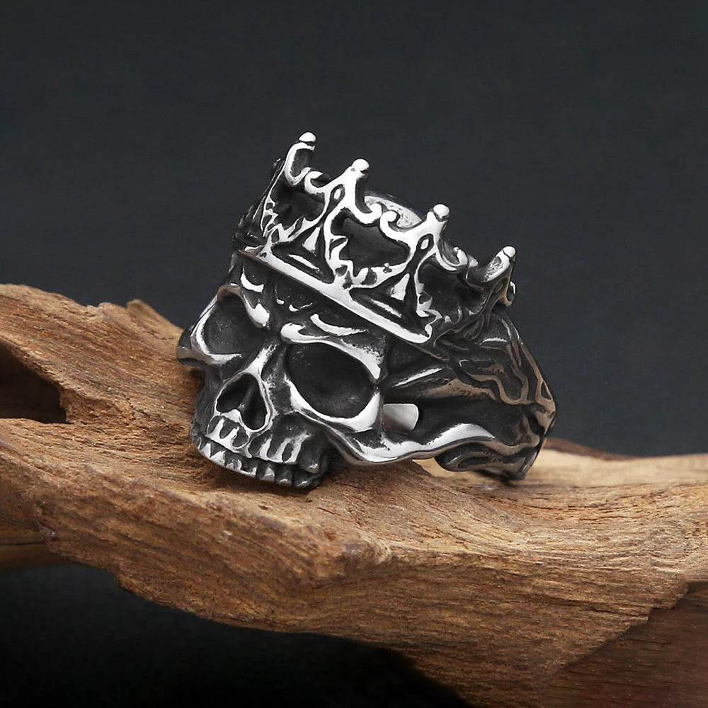 PENDRA Skullforge Gothic 316L Stainless Steel Ring