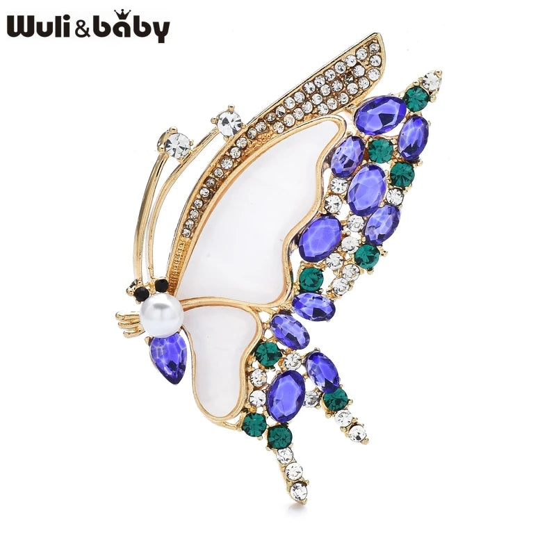 PENDRA Charming Classic Butterfly Brooch