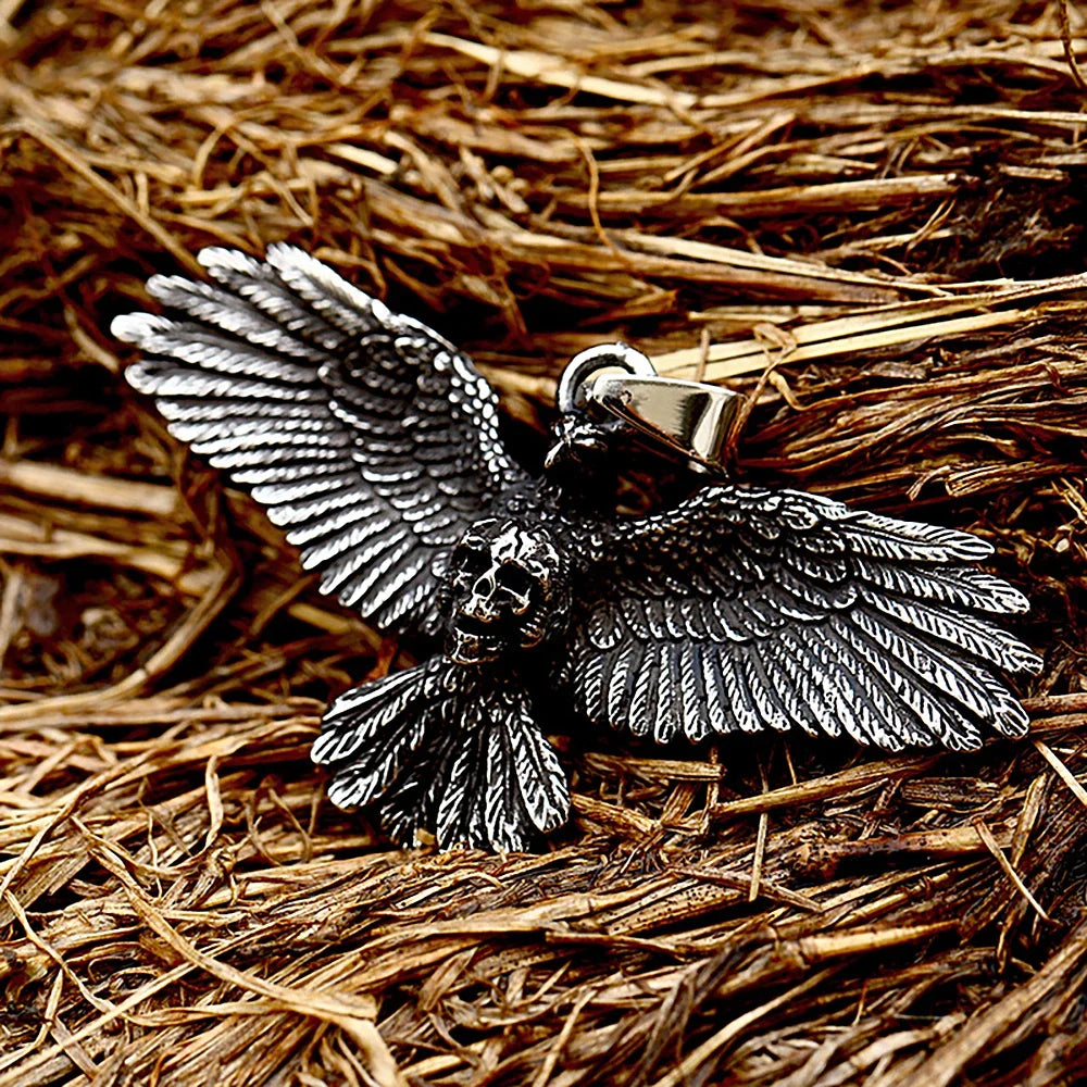 PENDRA Skullpunk Domineering Gothic Skull Pendant
