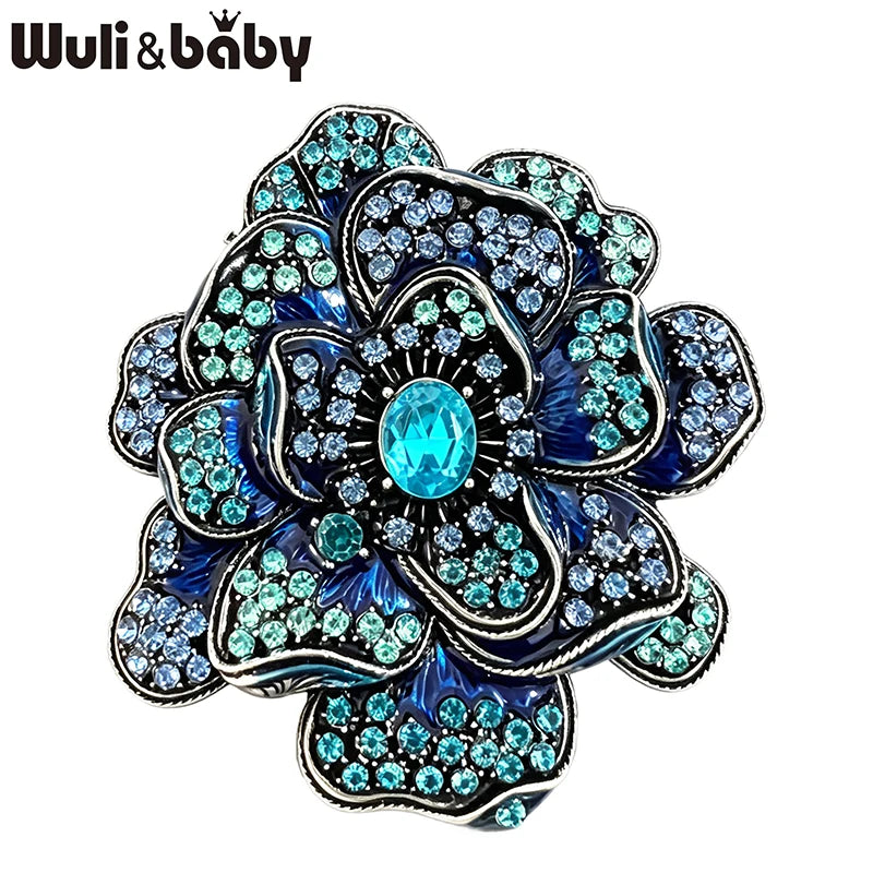 PENDRA Camellia Vintage Camellia Flower Brooch