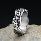 PENDRA Runering Stainless Steel Viking Rune Ring