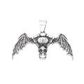 PENDRA Skullengine Gothic Skull Demon Wings Pendant