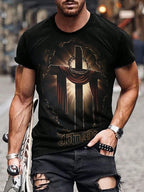 PENDRA Camo Printed Sports T-Shirt