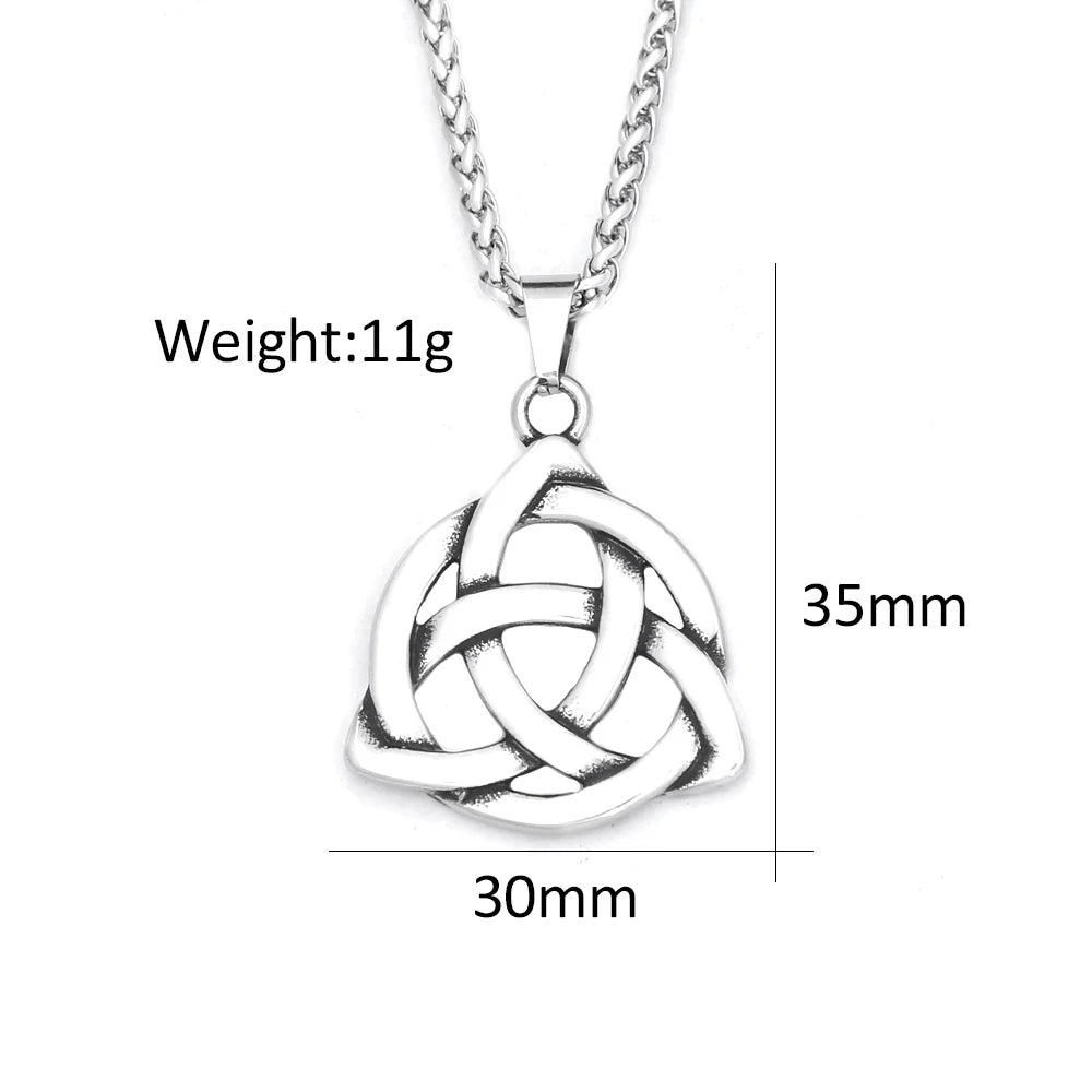 PENDRA Trinityknot Classic Triquetra Trinity Knot Pendant