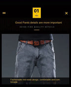 PENDRA Plush Wool Korean Jeans