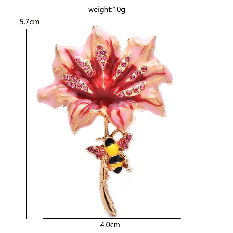 PENDRA Florielle8 Floral Brooch