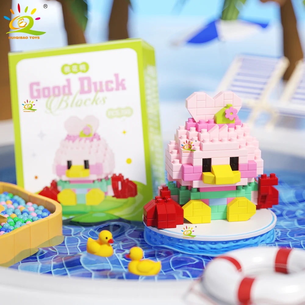 PENDRA Cute Duck Micro Building Set