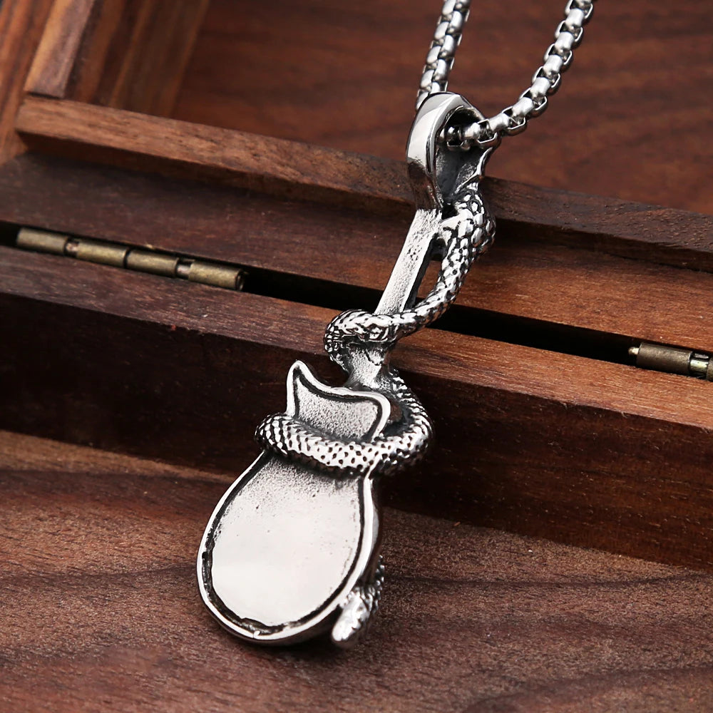 PENDRA Guitarsnake Creative Guitar Snake Pendant