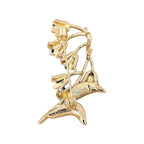 PENDRA Lilyelle Elegant Lily Flower Brooch