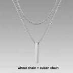 PENDRA Cuban Wheat Pendant Necklace