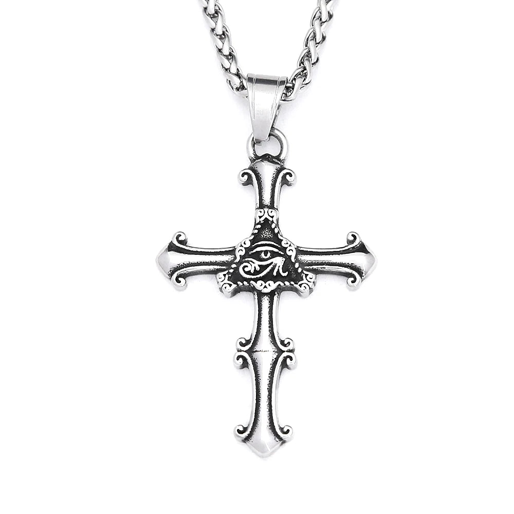 PENDRA Crossforge 316L Stainless Steel Cross Pendant