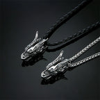 PENDRA Dragon Norse Steel Necklace