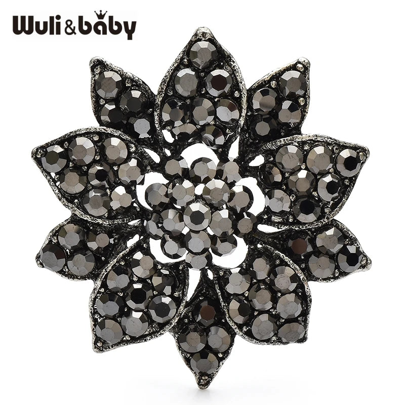 PENDRA Florielle21 Rhinestone Brooch