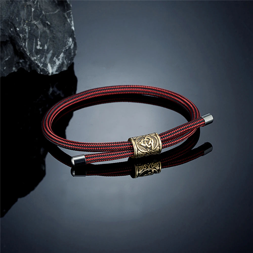 PENDRA Rune Adjustable Steel Bracelet