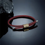 PENDRA Rune Adjustable Steel Bracelet