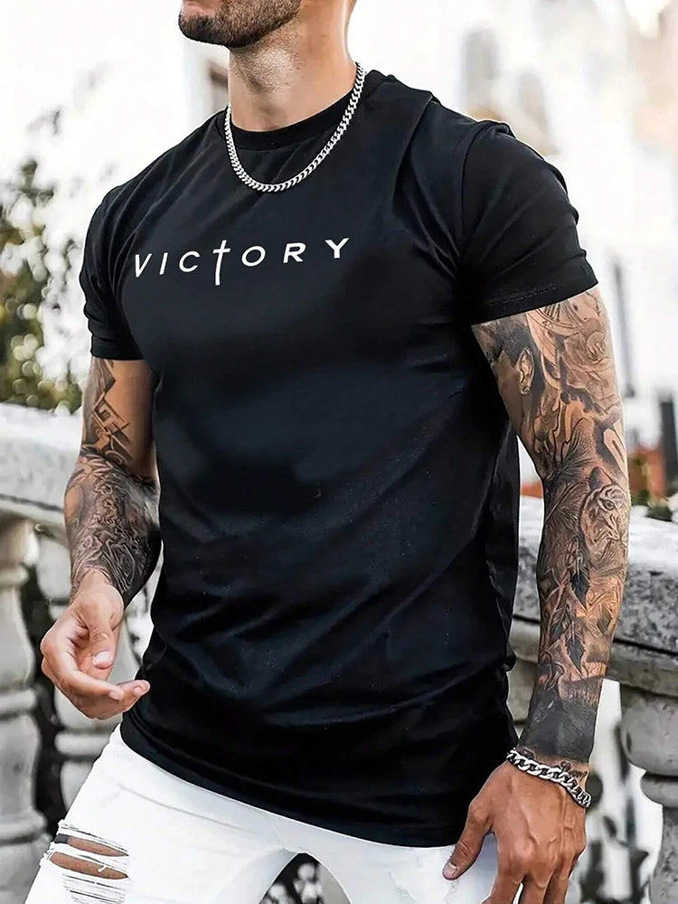 PENDRA Fitness 3D-Printed Short-Sleeve T-Shirt