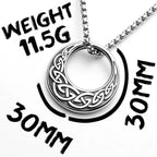 PENDRA Carving Pattern Steel Necklace