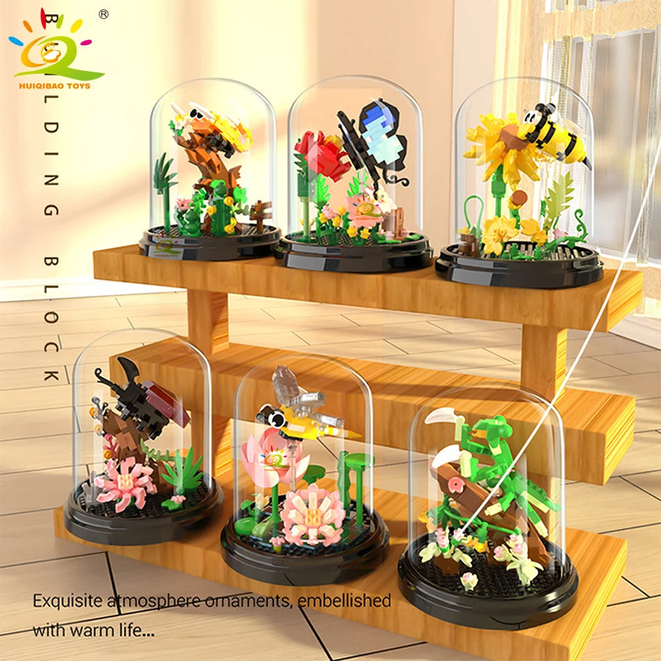 PENDRA Potted Succulent Micro Building Set