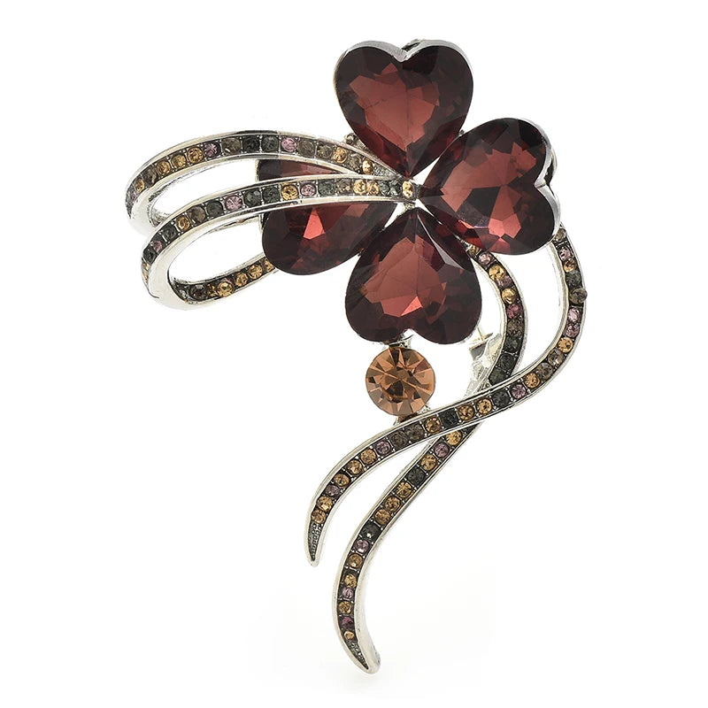 PENDRA Florielle15 Crystal Brooch