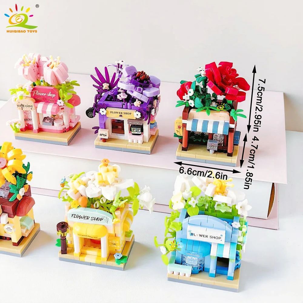 PENDRA Cute Store Micro Building Set