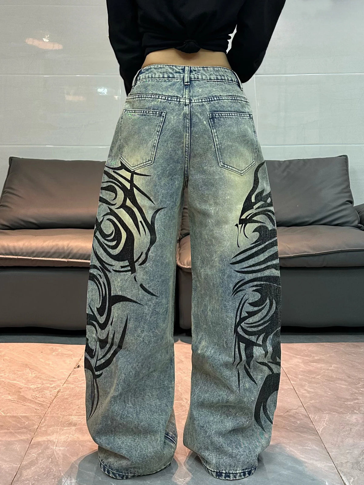 PENDRA American Washed Distressed Jeans