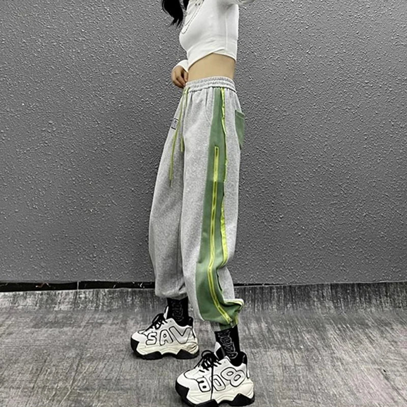 PENDRA Side Color Blocked Pants
