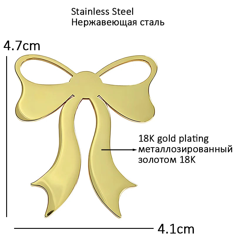 PENDRA Bellara2 Bow Brooch