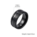 PENDRA Jorquin Tungsten Band Ring