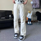 PENDRA Straight Menswear Italy Trousers