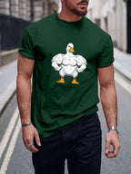 PENDRA Printed Sports Gradient T-Shirt