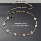 PENDRA Miraene Gemstone Minimal Waist Chain Belt
