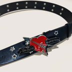 PENDRA Koraellea Leather Eyelet Gothic Belt
