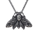 PENDRA Moonmoth Stainless Steel Moon Moth Pendant