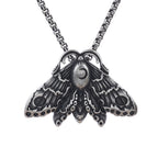 PENDRA Moonmoth Stainless Steel Moon Moth Pendant