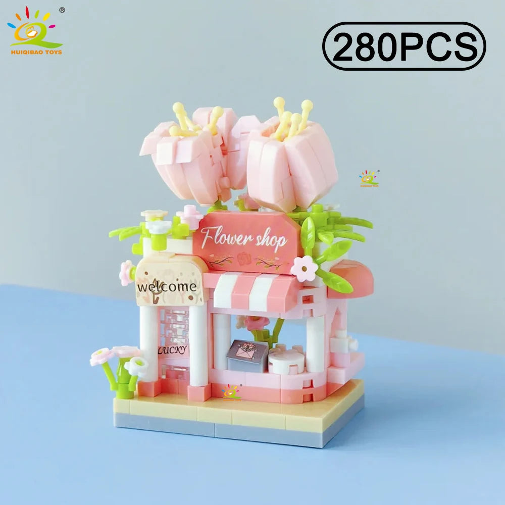 PENDRA Cute Store Micro Building Set