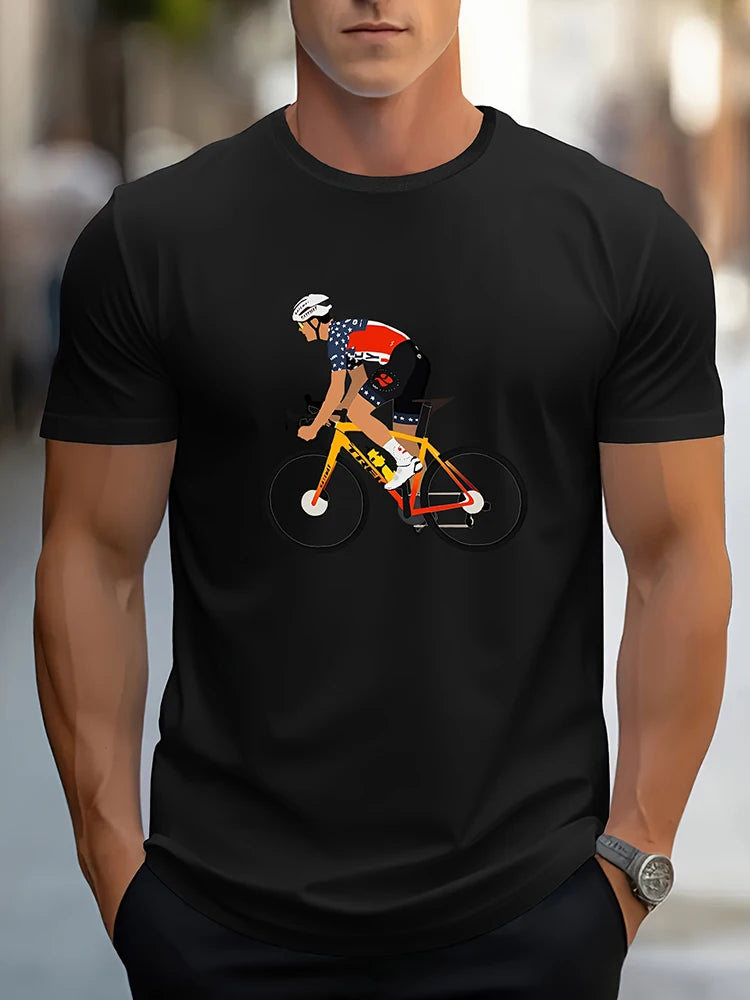 PENDRA Printed Sports Motorcycle T-Shirt