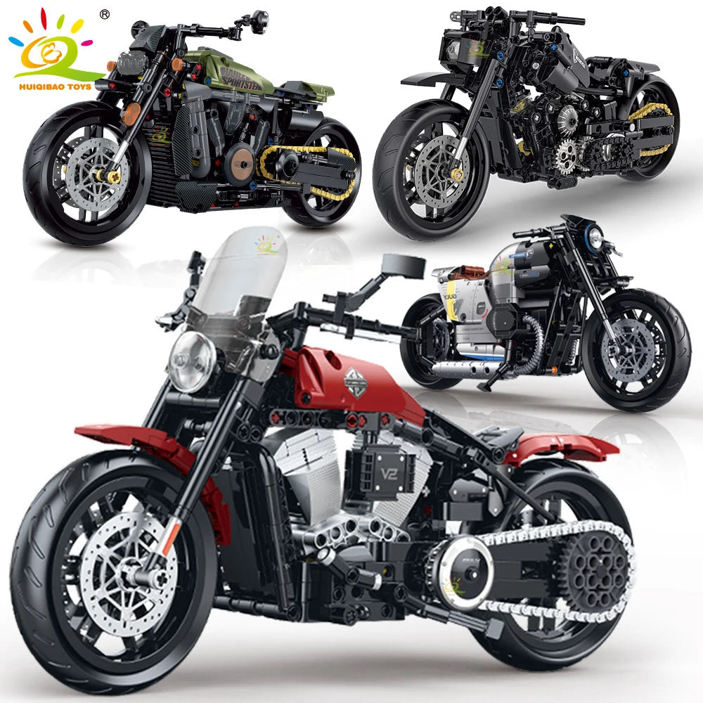 PENDRA Motorbike High Tech Building Set