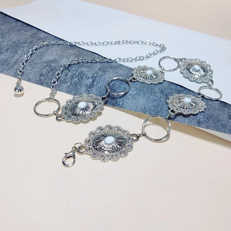 PENDRA Demiaya Metal Elegant Slim Waist Chain Belt