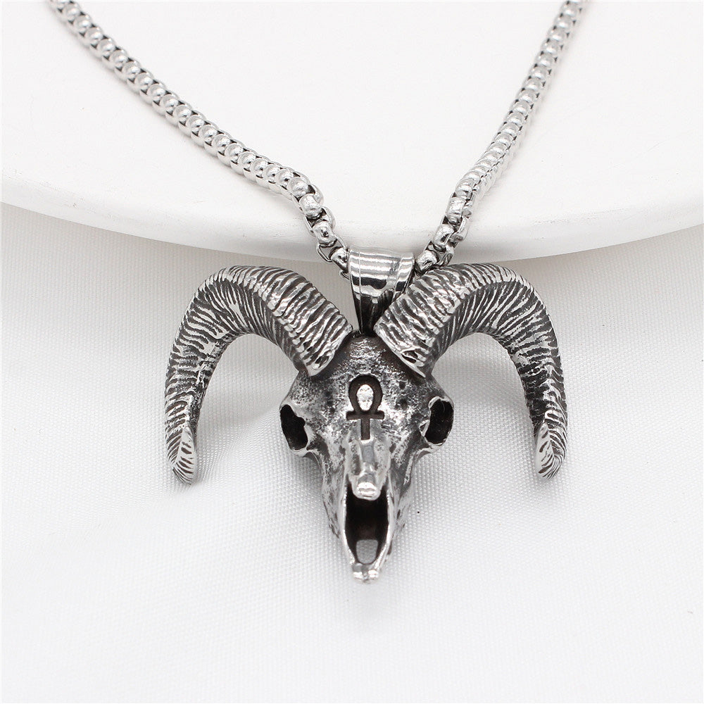 PENDRA Goathead Gothic Goat Head Pendant
