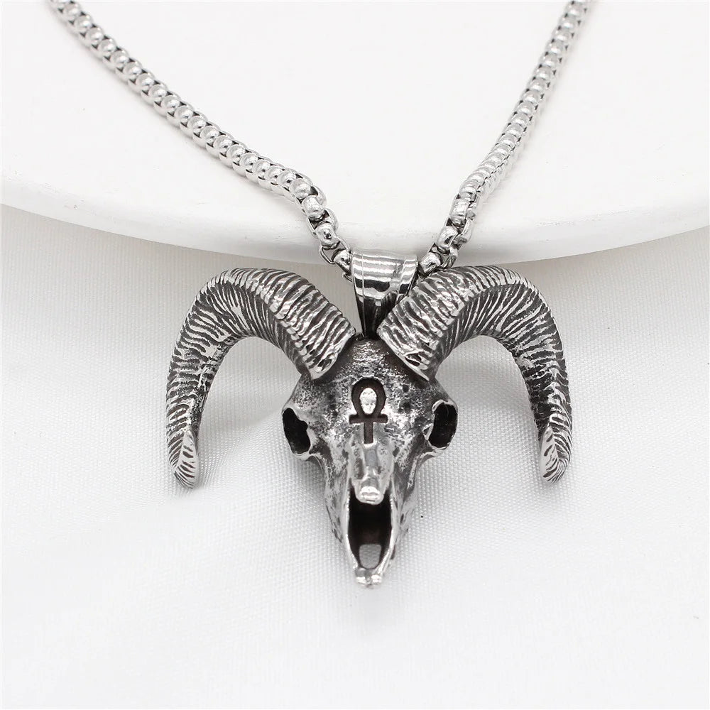 PENDRA Goathead Gothic Goat Head Pendant
