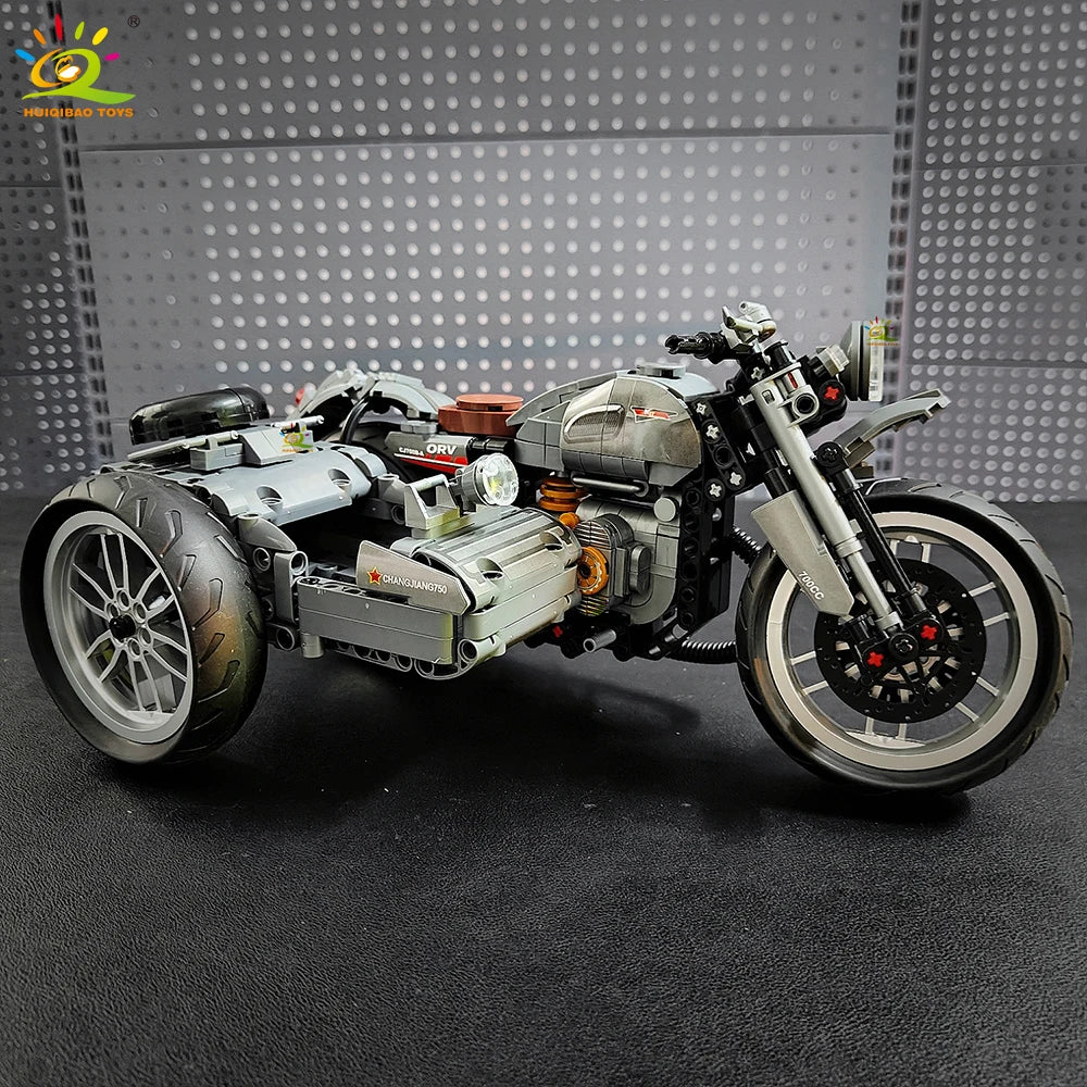 PENDRA Technial Motorbike Moto Toy Set